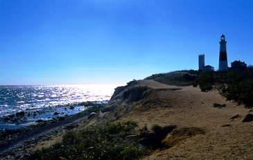 This photo of the extreme tip of Long Island, New York with Montauk Light in the background was taken by Skip Willits.